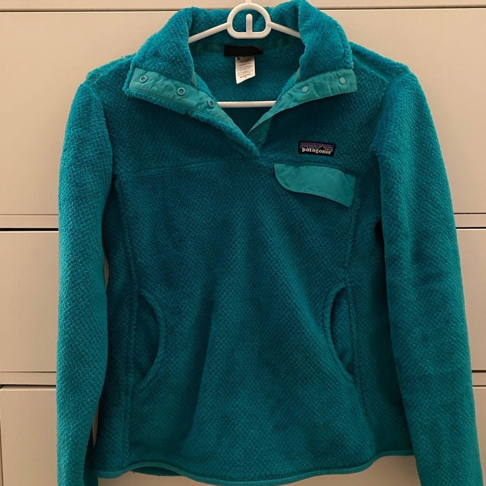 Women’s small teal pullover fleece
